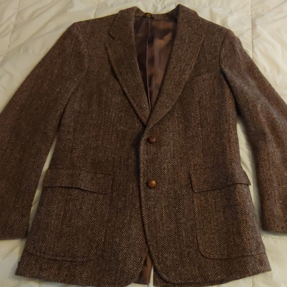 Harris Tweed Herringbone Sport Coat